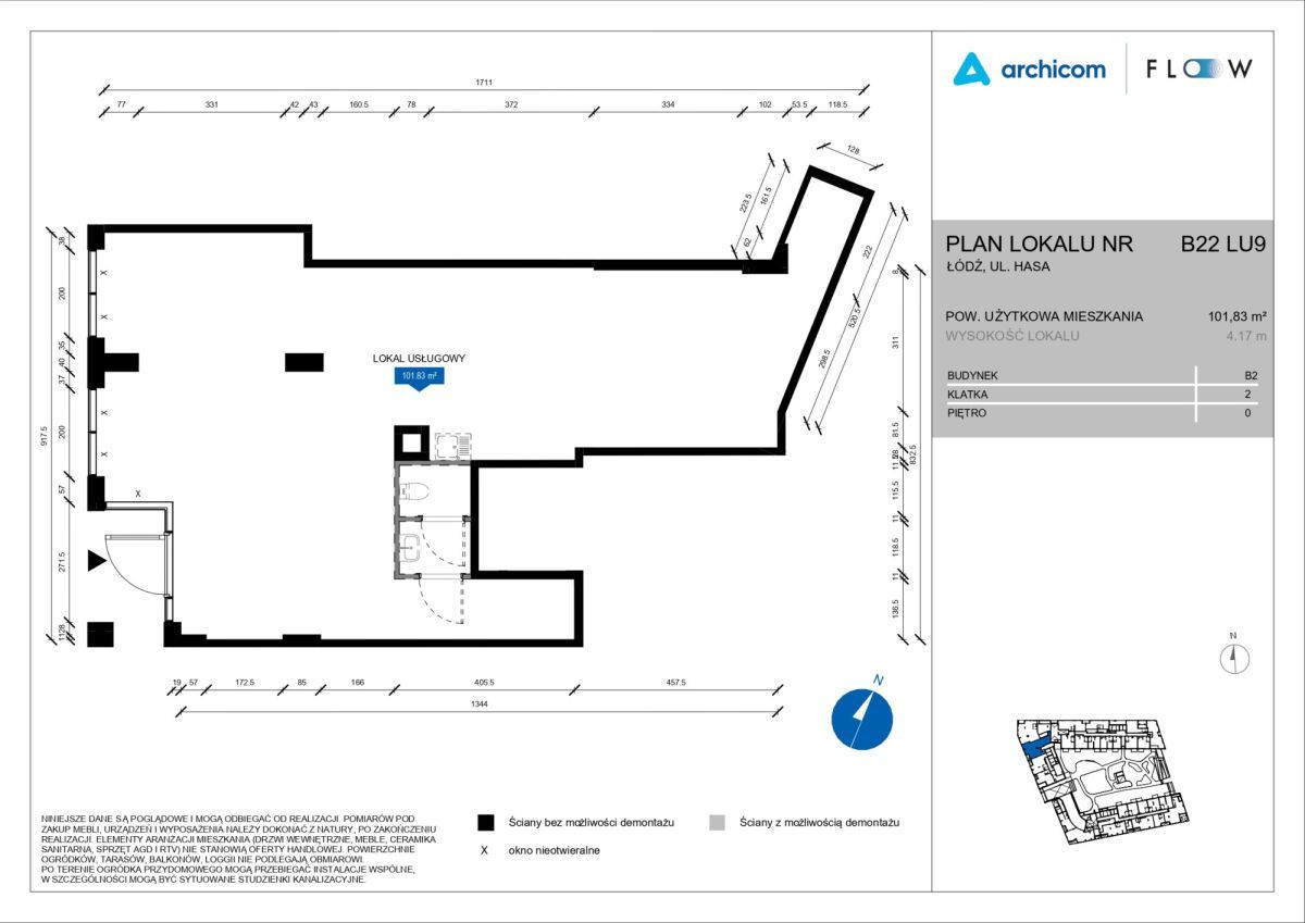 Lokal Łódź Śródmieście, ul. Wojciecha Hasa. Zdjęcie 4