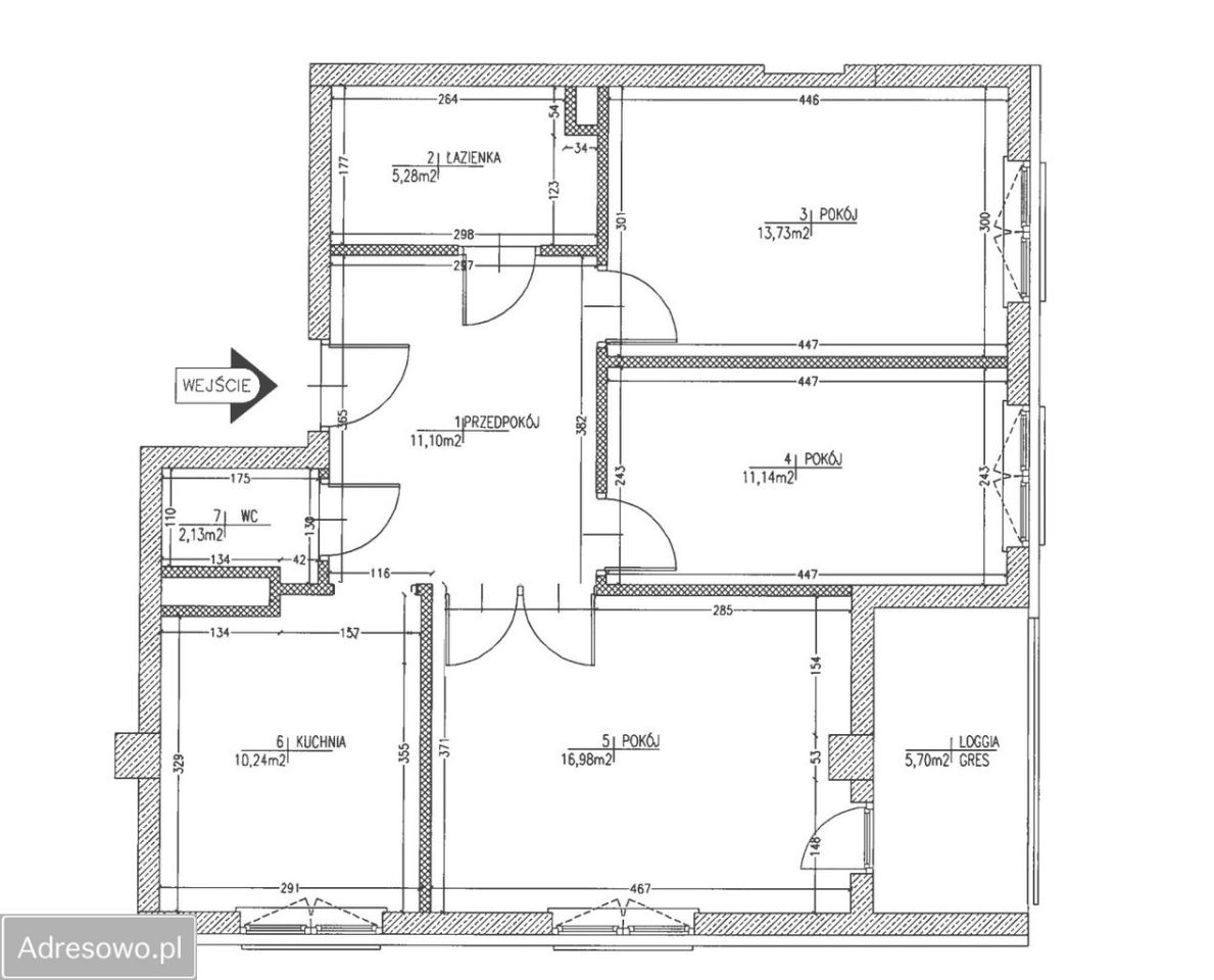 Mieszkanie 3-pokojowe Warszawa Odolany, ul. Jana Kazimierza. Zdjęcie 10