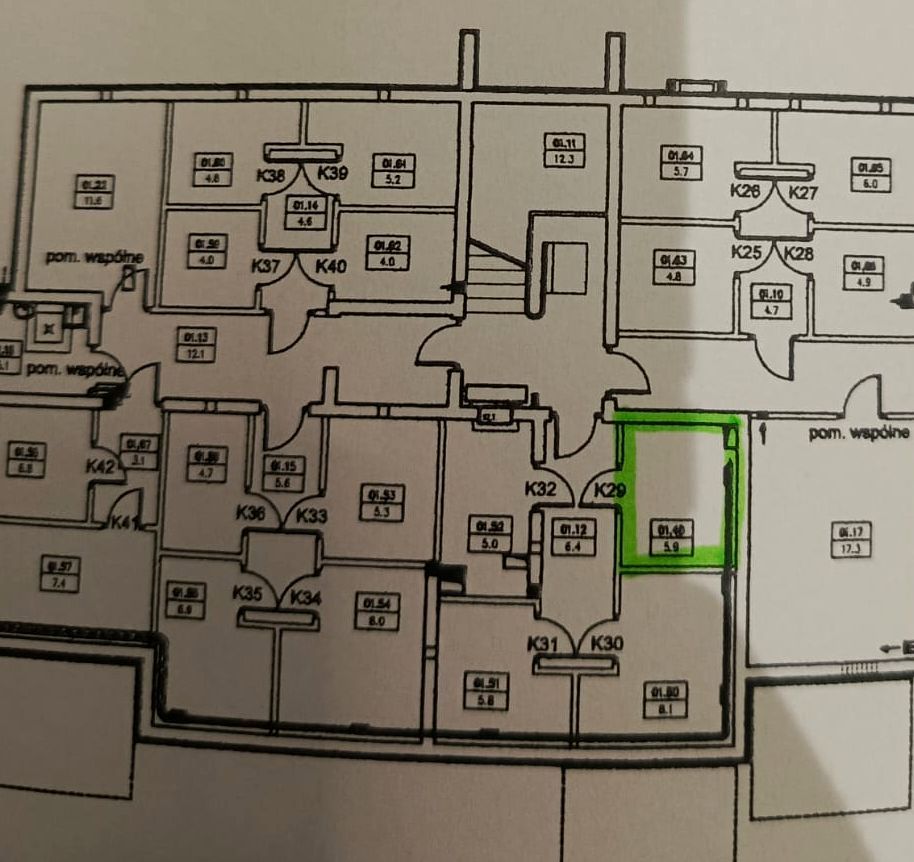 Mieszkanie 2-pokojowe Wrocław Jagodno, ul. Ryszarda Wagnera. Zdjęcie 21