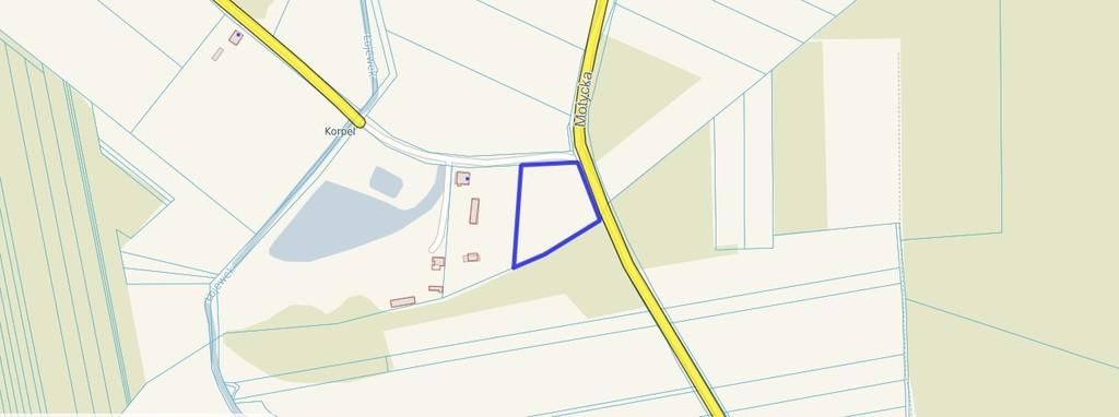 Działka budowlana Dobrzyjałowo, ul. Motycka. Zdjęcie 4