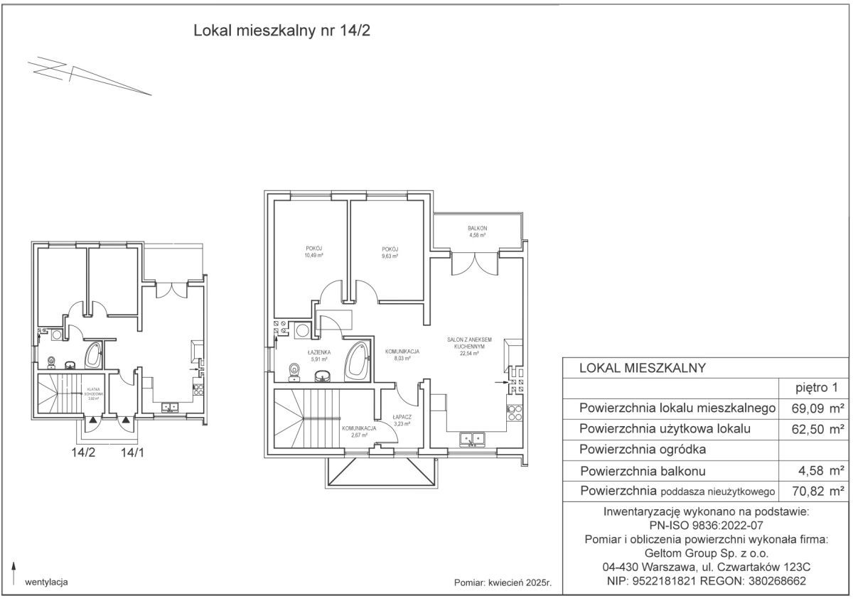 Mieszkanie 3-pokojowe Warszawa Białołęka, ul. Konik Polny. Zdjęcie 16