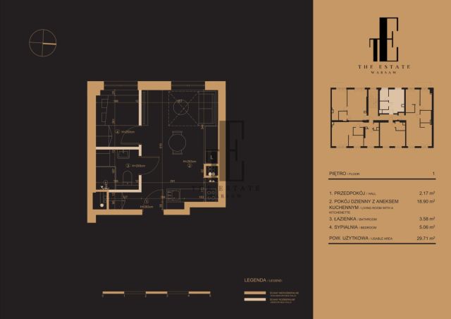 Mieszkanie 2-pokojowe Warszawa Mokotów, ul. Jurija Gagarina. Zdjęcie 7
