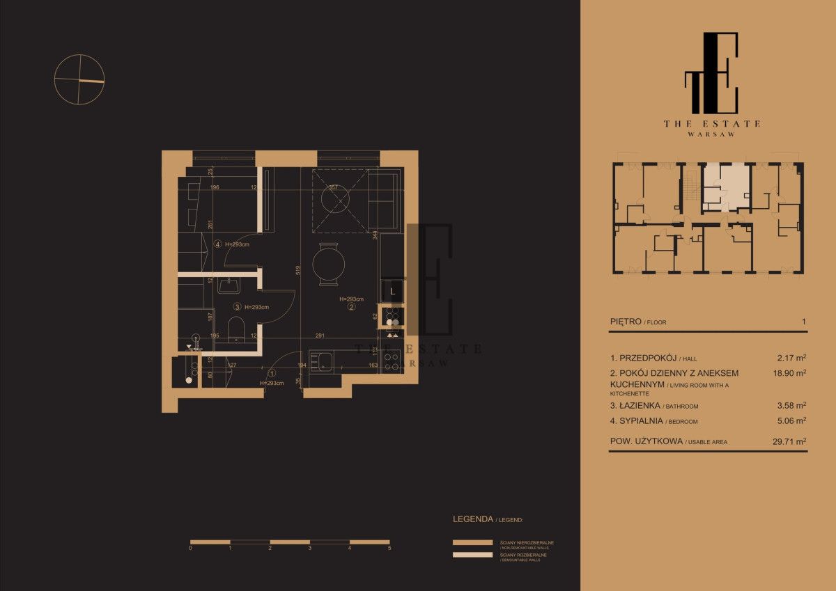 Mieszkanie 2-pokojowe Warszawa Mokotów, ul. Jurija Gagarina. Zdjęcie 7