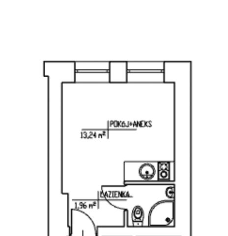 Mieszkanie 1-pokojowe Żyrardów Centrum, ul. Gabriela Narutowicza. Zdjęcie 1