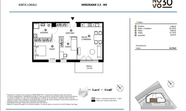 Mieszkanie 3-pokojowe Gdańsk Jasień, ul. Leszczynowa. Zdjęcie 8