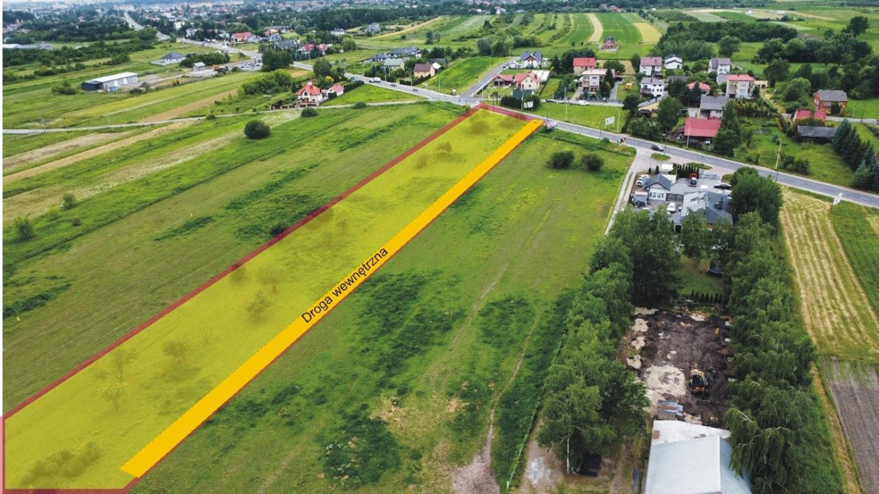 Działka budowlana Tarnobrzeg Zakrzów, al. Warszawska. Zdjęcie 2