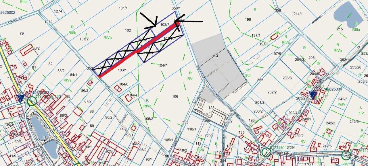 Działka budowlana Szczaniec. Zdjęcie 3