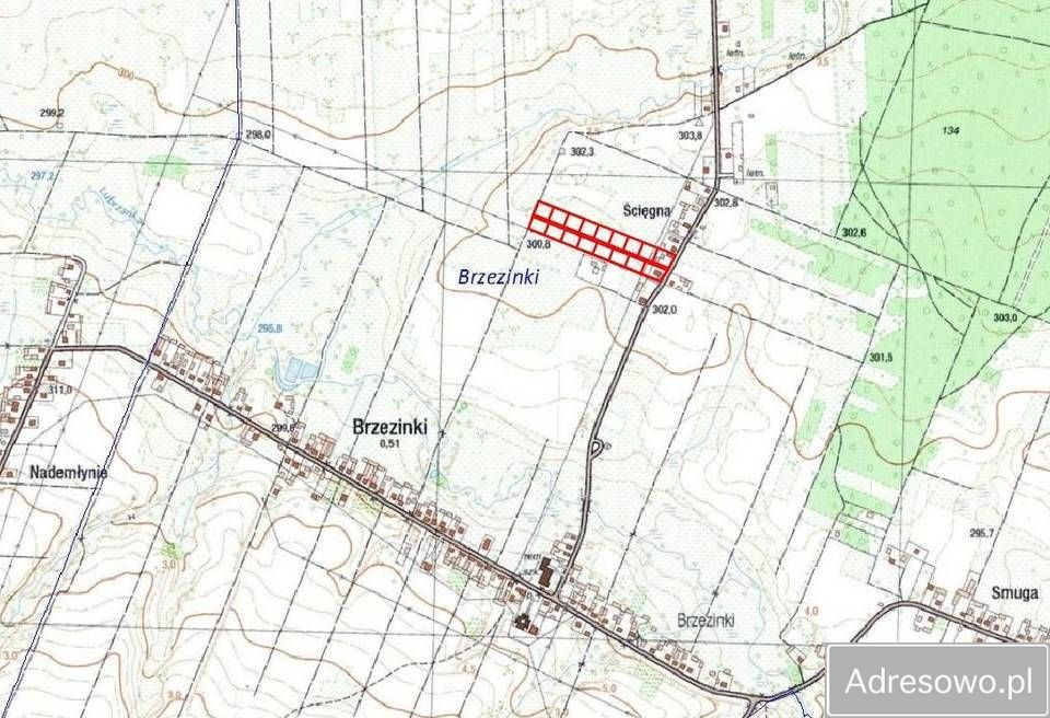 Działka budowlana Brzezinki. Zdjęcie 2