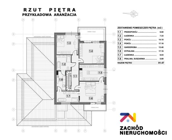 dom wolnostojący, 7 pokoi Zielona Góra Sucha. Zdjęcie 15