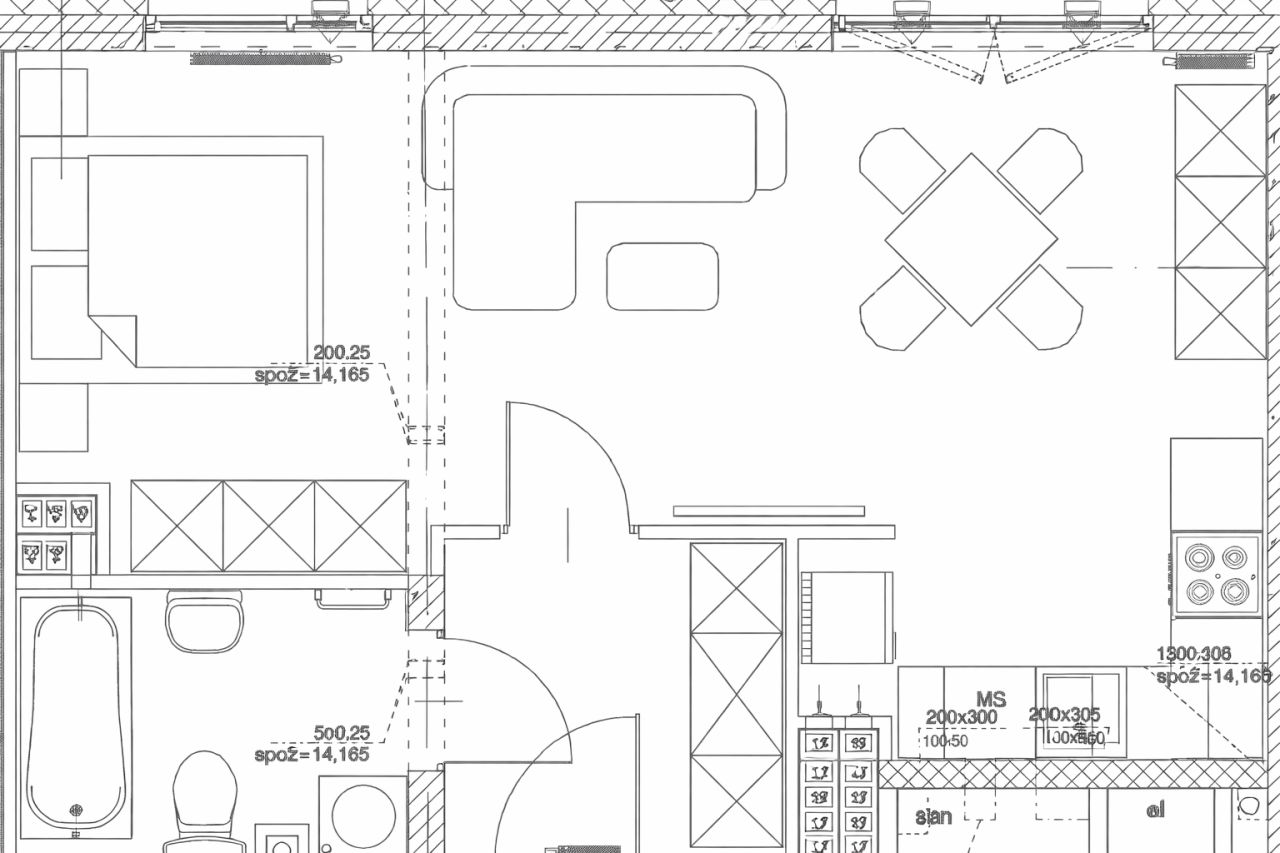 Mieszkanie 2-pokojowe Szczecin Centrum, ul. Józefa Sowińskiego. Zdjęcie 7