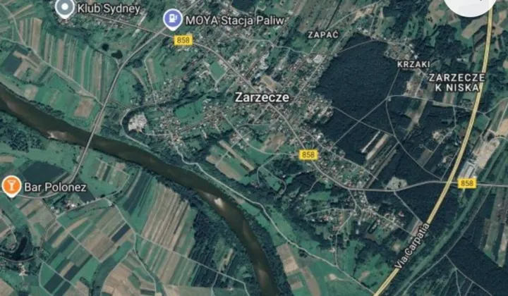 Działka budowlana Zarzecze, ul. Zielona