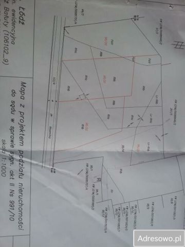 Działka budowlana Łódź Bałuty, ul. Aksamitna. Zdjęcie 1