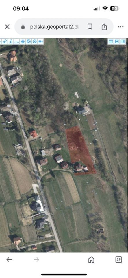 Działka budowlana Borzęta. Zdjęcie 3