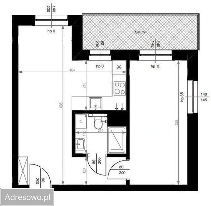 Mieszkanie 2-pokojowe Wrocław Psie Pole, ul. Rudawska. Zdjęcie 3