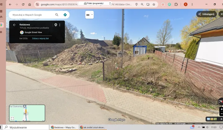 Działka budowlana Tołcze, ul. Kwiatowa