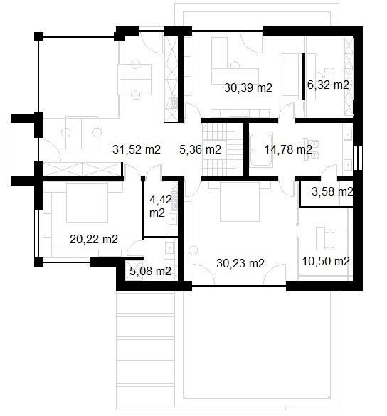 dom wolnostojący, 8 pokoi Rysie. Zdjęcie 25