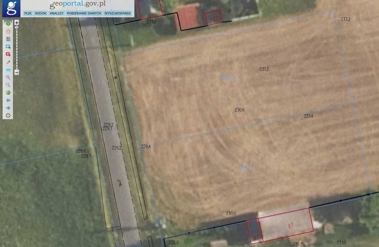 Działka budowlana Dankowice Drugie. Zdjęcie 3