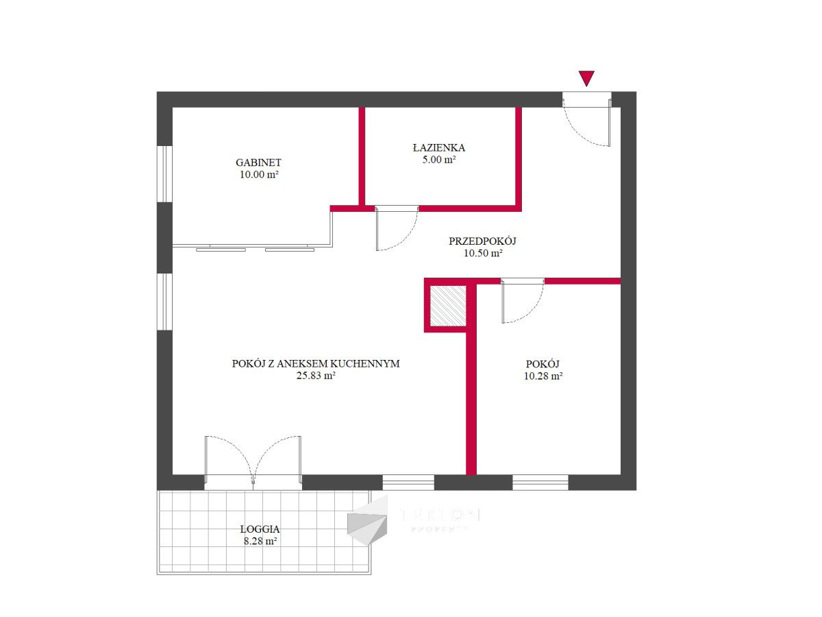 Mieszkanie 3-pokojowe Gdańsk Przymorze, ul. Obrońców Wybrzeża. Zdjęcie 19