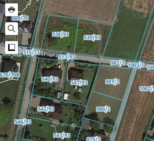 Działka budowlana Szczejkowice, ul. Poprzeczna. Zdjęcie 1