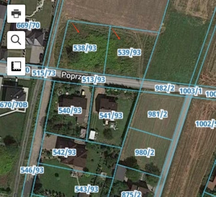 Działka budowlana Szczejkowice, ul. Poprzeczna