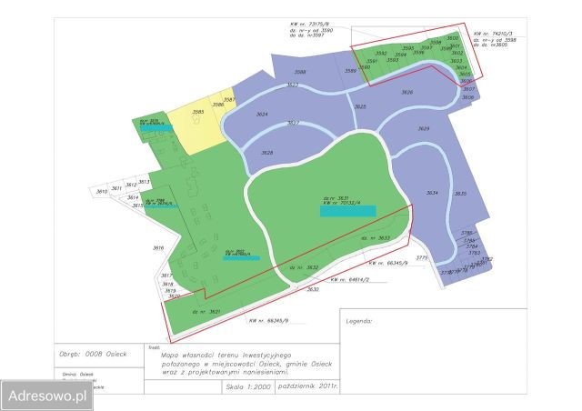 Działka budowlana Osieck. Zdjęcie 1