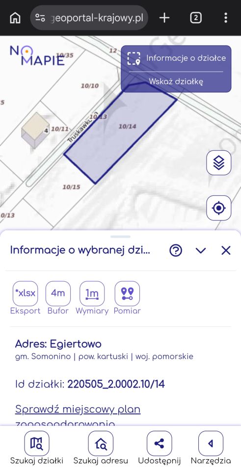 Działka rolno-budowlana Egiertowo, ul. Truskawkowa. Zdjęcie 1