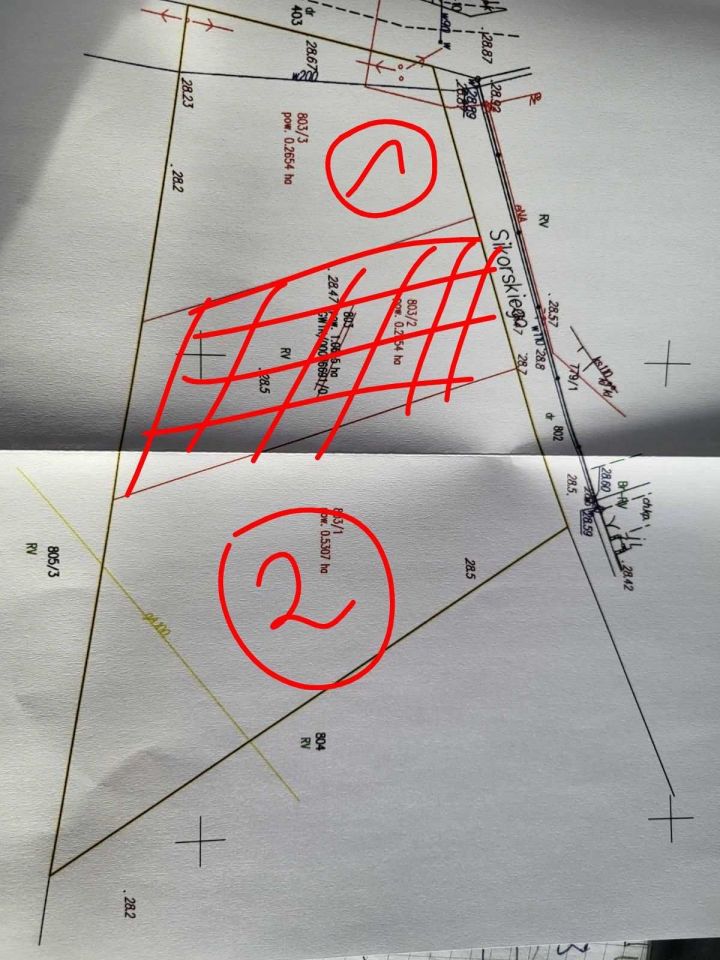 Działka budowlana Stare Kurowo. Zdjęcie 2