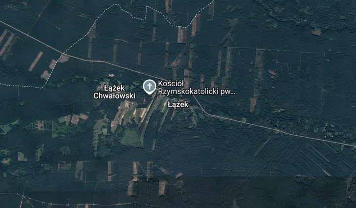 Działka leśna Łążek