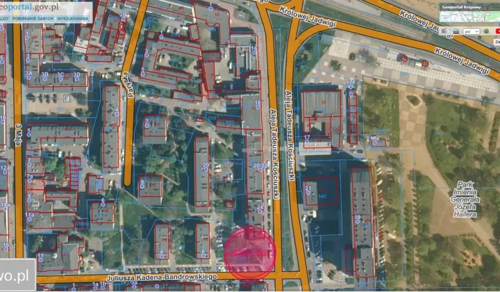 Działka budowlana Dąbrowa Górnicza Centrum, ul. Juliusza Kadena-Bandrowskiego