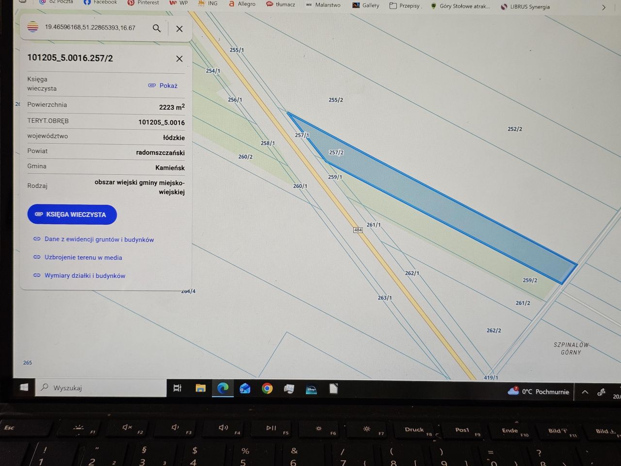 Działka rolna Danielów. Zdjęcie 7
