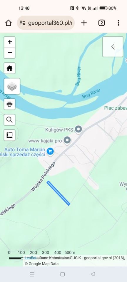 Działka rolno-budowlana Kuligów