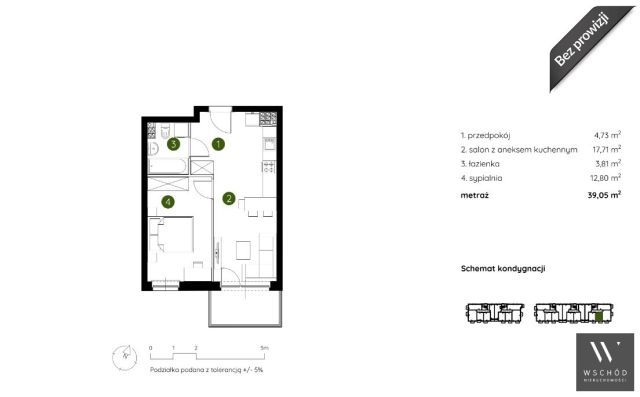 Mieszkanie 2-pokojowe Kraków Prądnik Biały. Zdjęcie 1