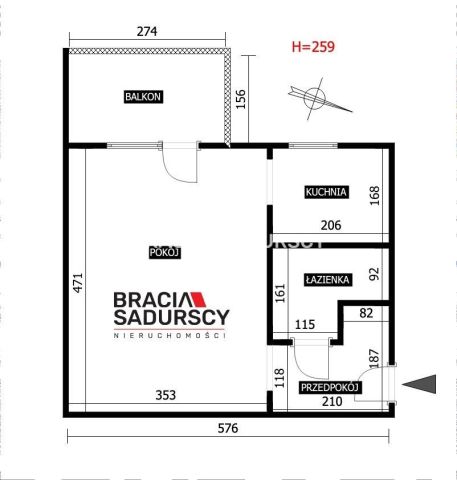 Mieszkanie 1-pokojowe Kraków Krowodrza, ul. Eljasza Walerego Radzikowskiego. Zdjęcie 35
