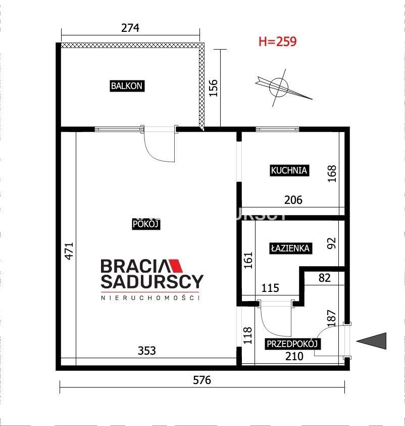 Mieszkanie 1-pokojowe Kraków Krowodrza, ul. Eljasza Walerego Radzikowskiego. Zdjęcie 35