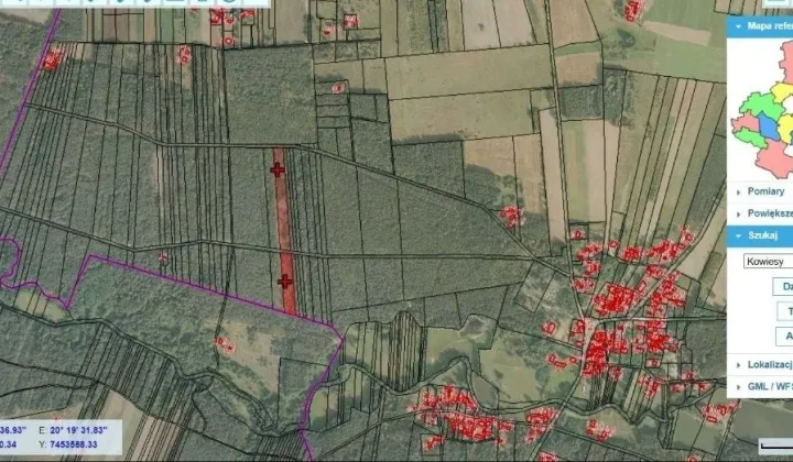 Działka leśna Jeruzal