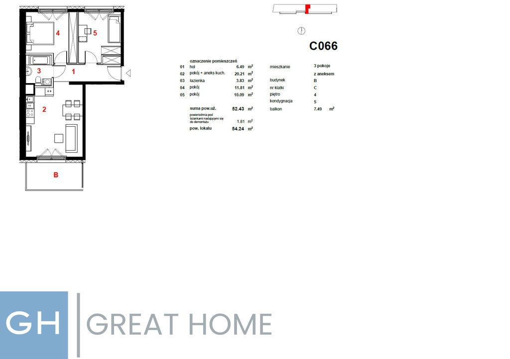 Mieszkanie 3-pokojowe Warszawa Praga-Południe, ul. Jana Nowaka-Jeziorańskiego. Zdjęcie 3
