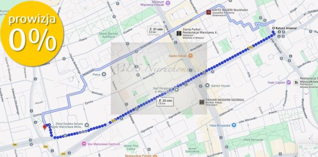 Mieszkanie 3-pokojowe Warszawa Wola, ul. Okopowa. Zdjęcie 21