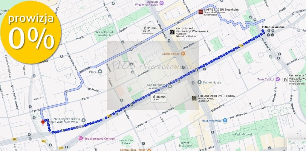 Mieszkanie 3-pokojowe Warszawa Wola, ul. Okopowa. Zdjęcie 21