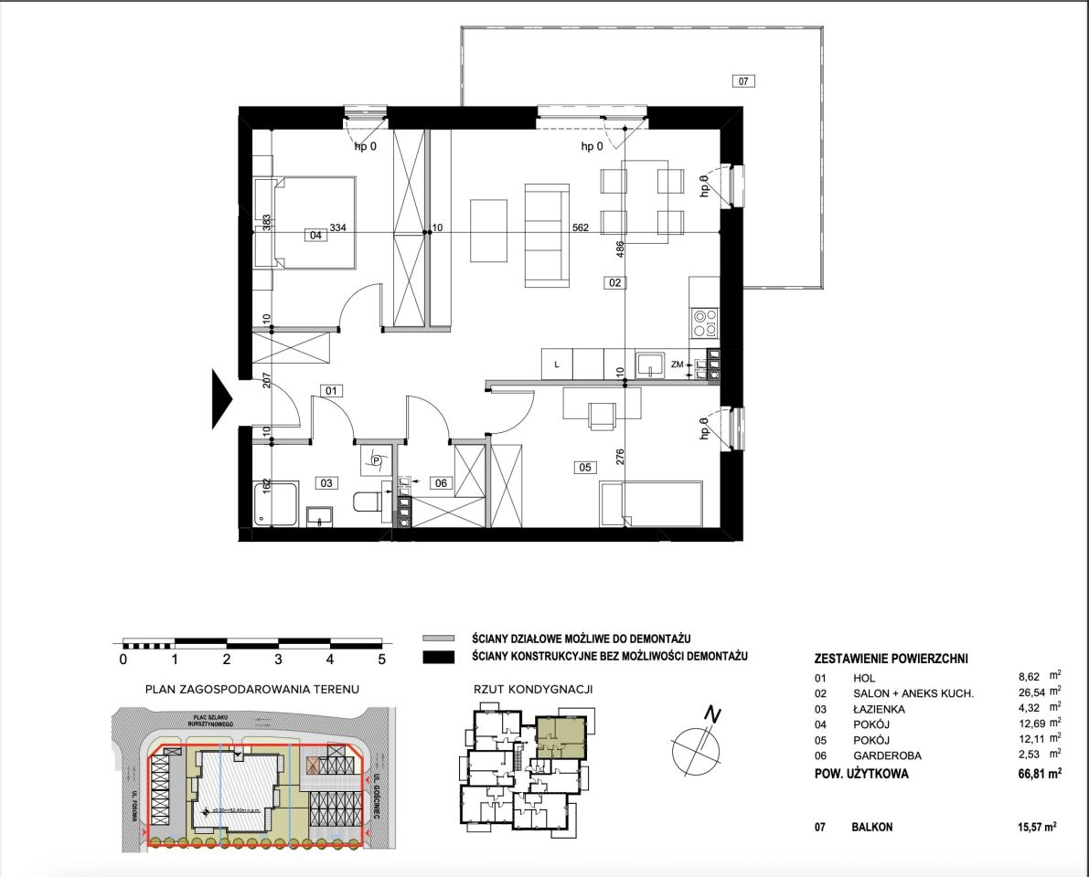 Mieszkanie 3-pokojowe Dąbrówka, ul. Fosowa. Zdjęcie 18