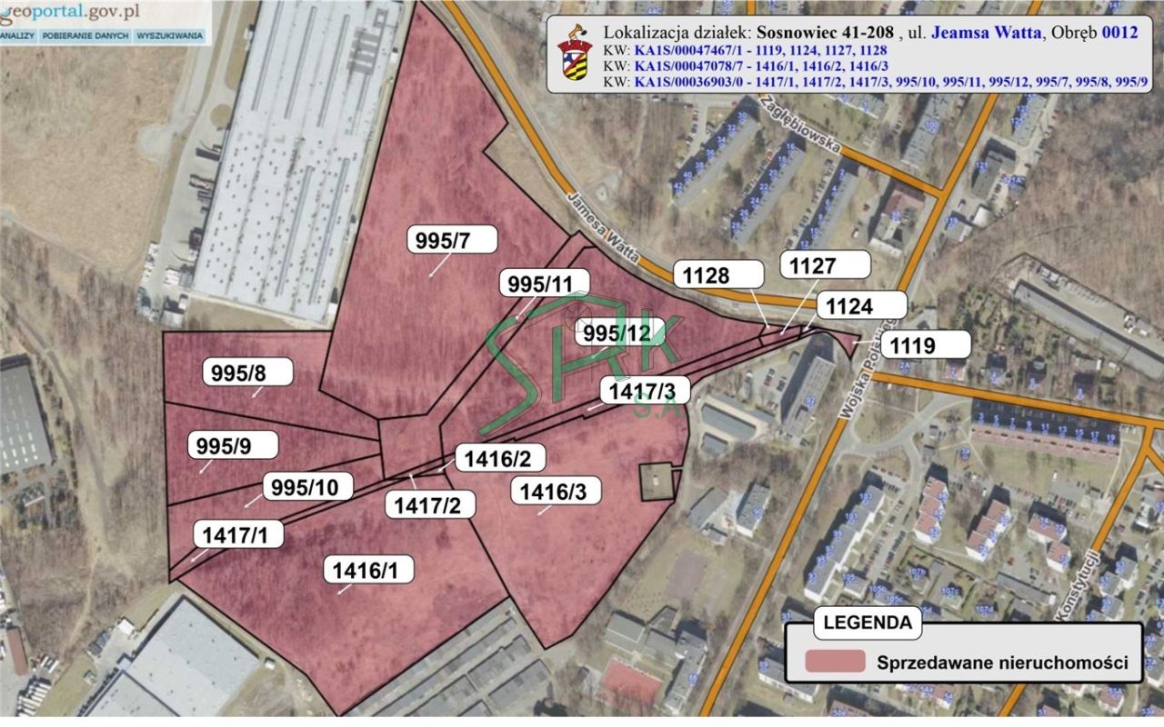 Działka inwestycyjna Sosnowiec. Zdjęcie 8