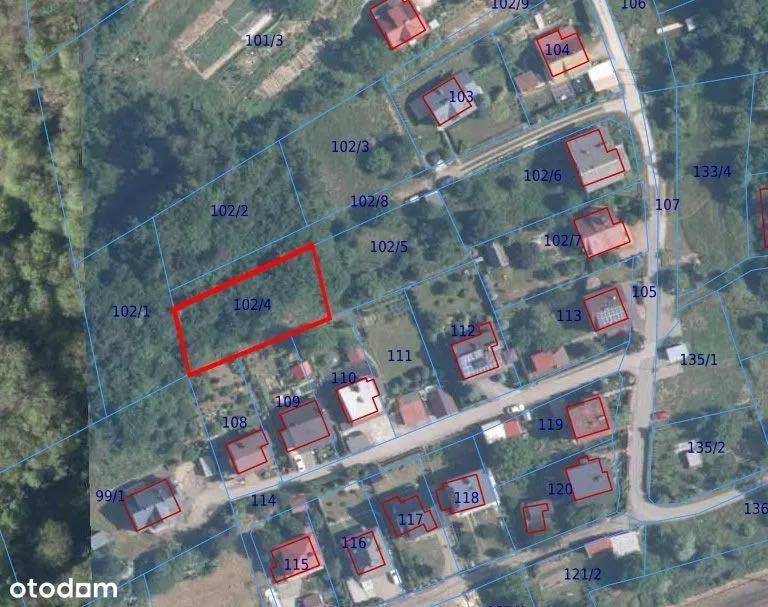 Działka budowlana Kamionka Wielka. Zdjęcie 6