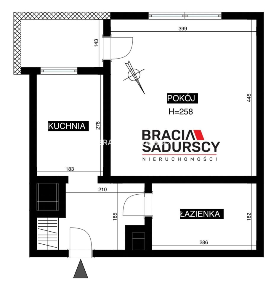 Mieszkanie 1-pokojowe Kraków Czyżyny, os. Osiedle Avia. Zdjęcie 12