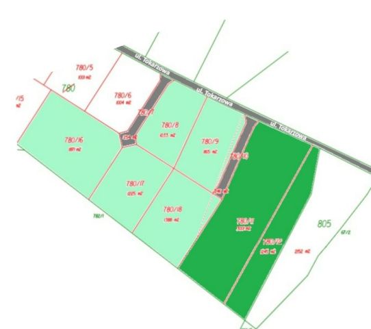 Działka budowlana Mała Wieś, ul. Tokarzowa. Zdjęcie 1