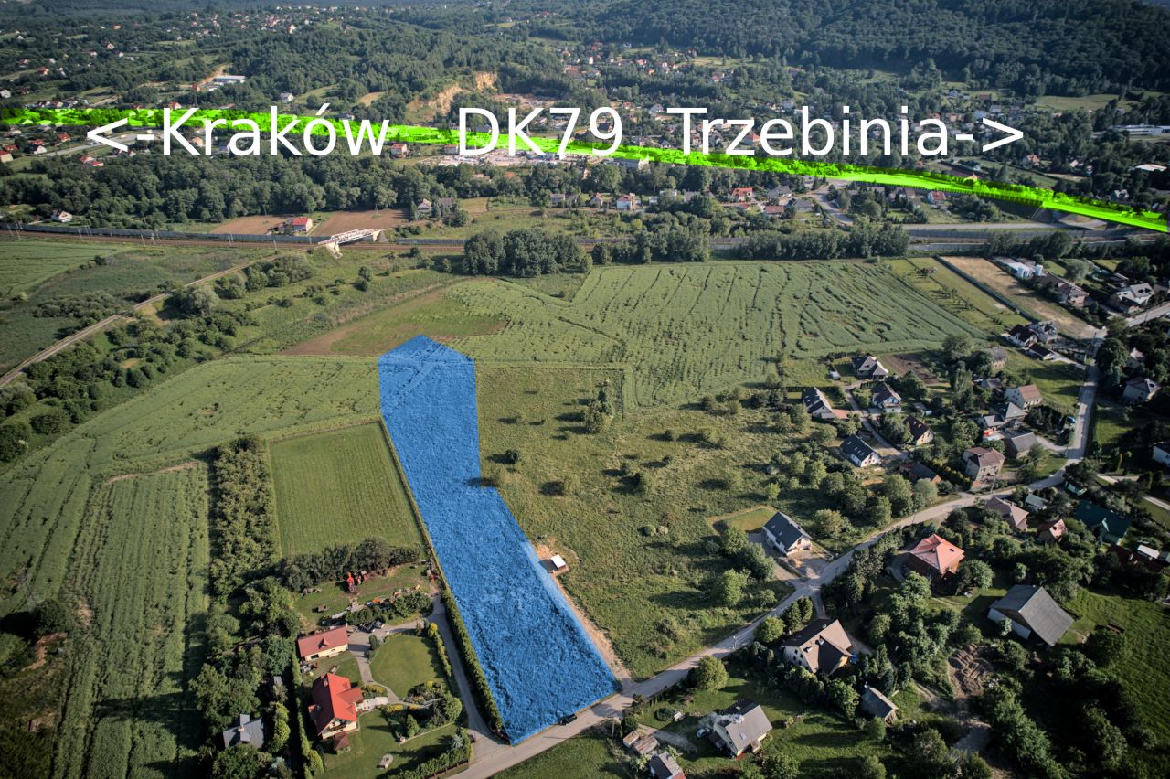 Działka budowlana Krzeszowice Żbik, ul. Władysława Reymonta. Zdjęcie 2