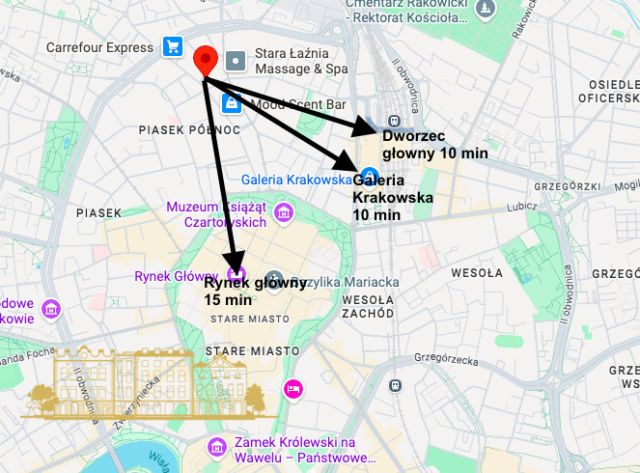 Mieszkanie 3-pokojowe Kraków Kleparz, ul. Oskara Kolberga. Zdjęcie 9