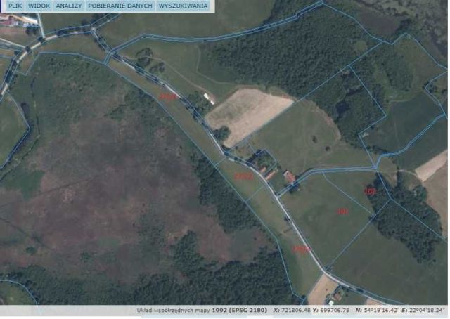 Działka rolna Żabin Graniczny. Zdjęcie 1