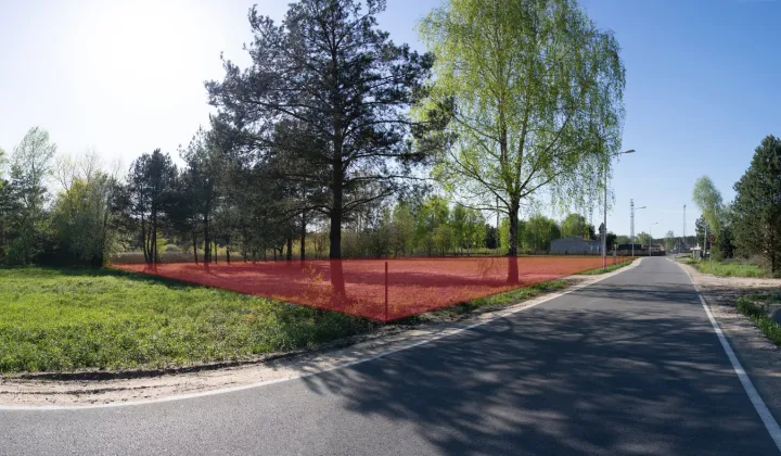 Działka inwestycyjna Emów, ul. Jasna