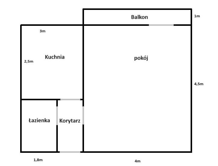 Mieszkanie 1-pokojowe Radom Gołębiów. Zdjęcie 4