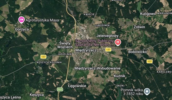 Mieszkanie 3-pokojowe Międzyrzecz Centrum