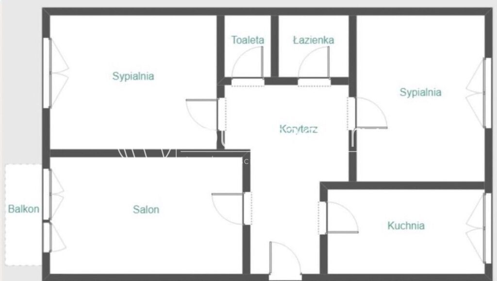 Mieszkanie 3-pokojowe Łódź Karolew, ul. Wileńska. Zdjęcie 8